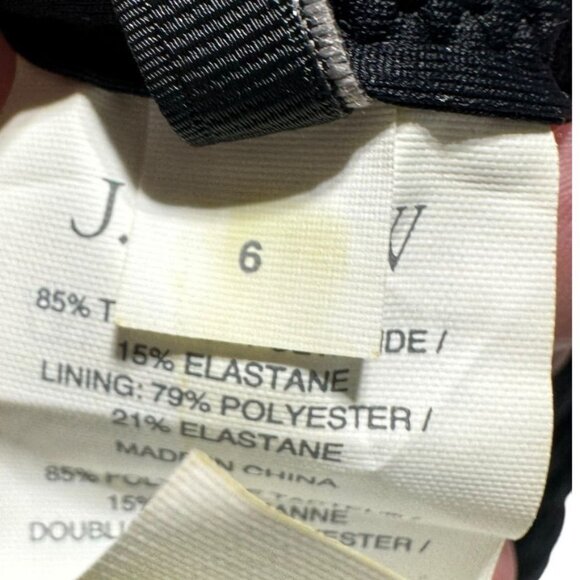 J.Crew One Piece Black Swimsuit Size 6 - Picture 3 of 7